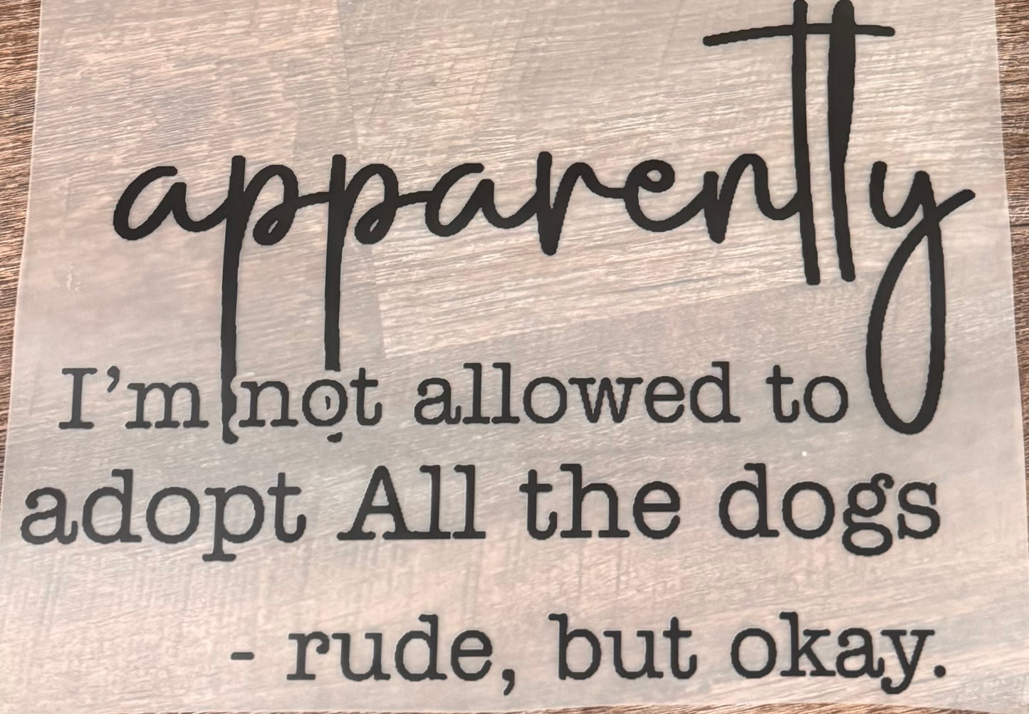 Apparently I’m not allowed to adopt all the dogs