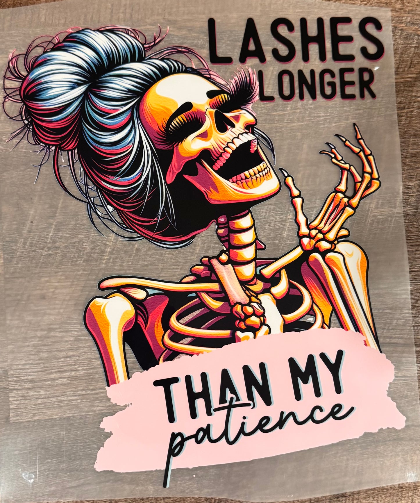 Lashes longer than my patience