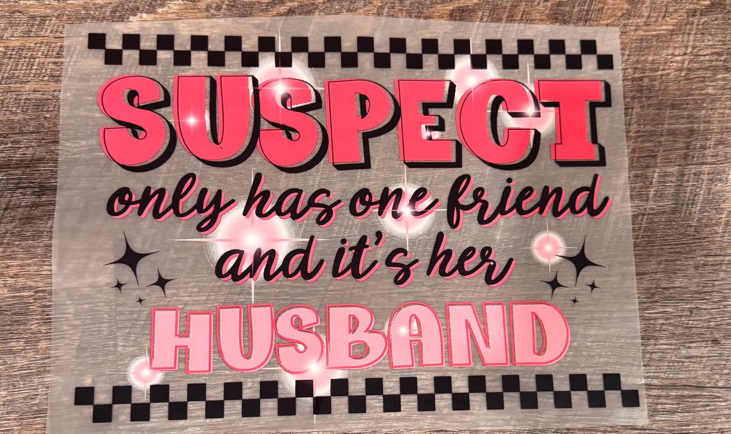 Suspect has one friend