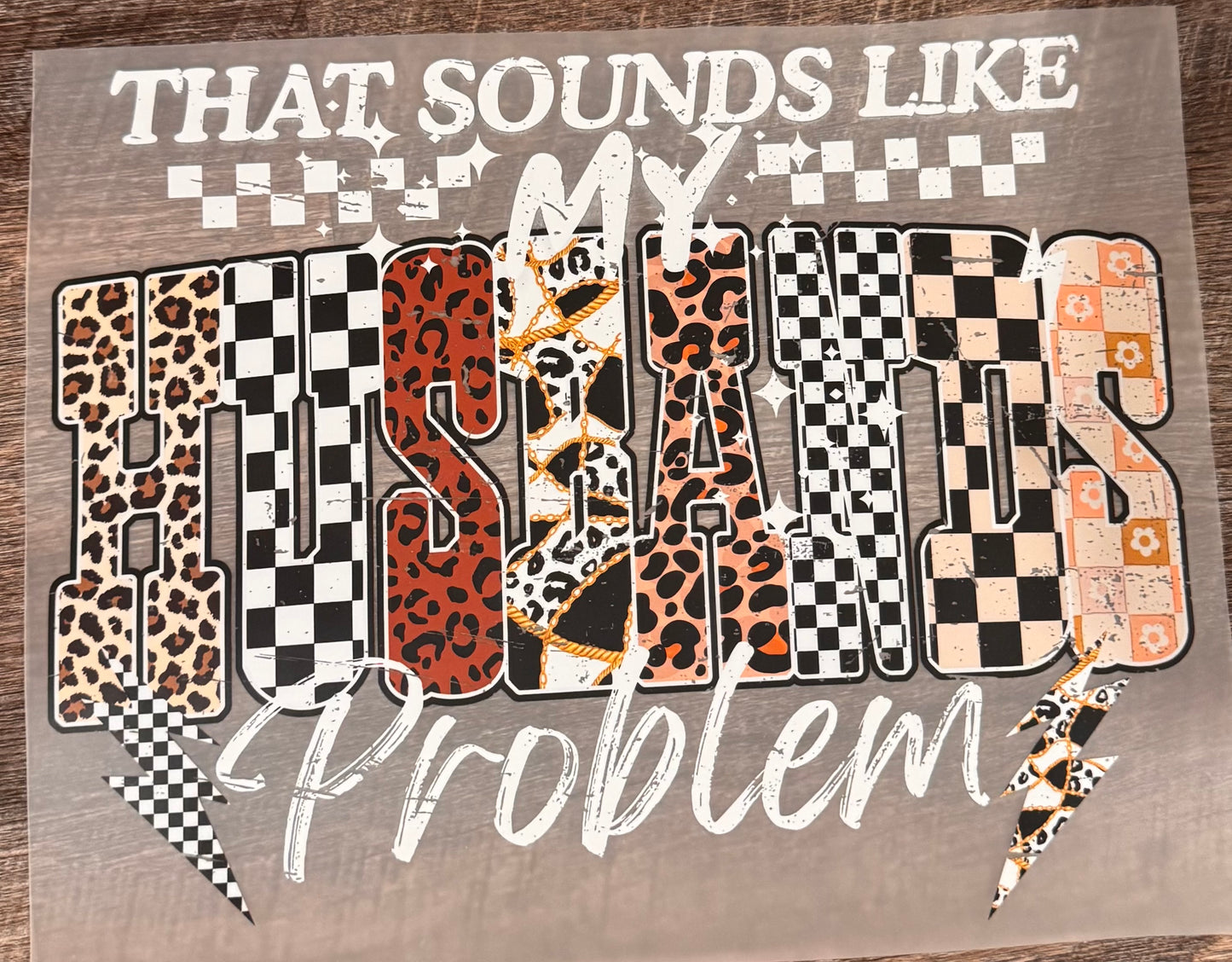 Sounds like my husband’s problem